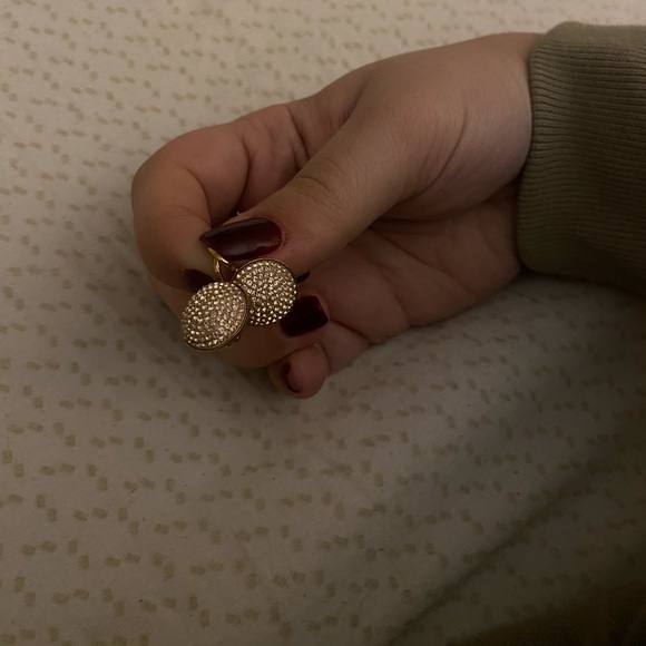 Swarovski pink drop earrings - Picture 2 of 4